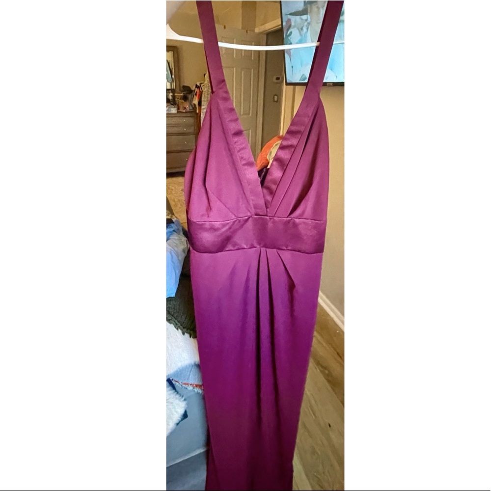 Vera wang Burgundy maxi size 12